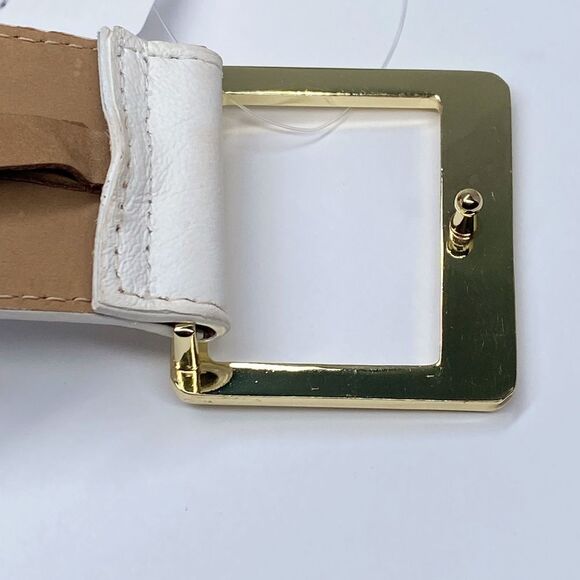 Sergio Hudson Square Buckle Wide Leather Belt size 12 main image 7